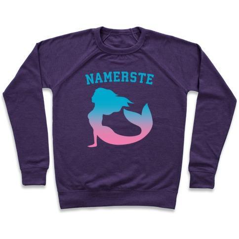 Virgin Teez  Pullover Crewneck Sweatshirt / x-small / Purple NAMERSTE CREWNECK SWEATSHIRT