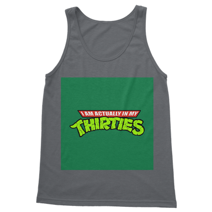 VIRGIN TEEZ Tank Top Dark Grey / S New Classic Adult Vest Top