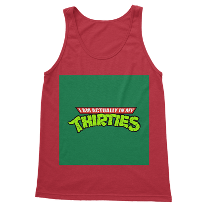 VIRGIN TEEZ Tank Top Red / S New Classic Adult Vest Top