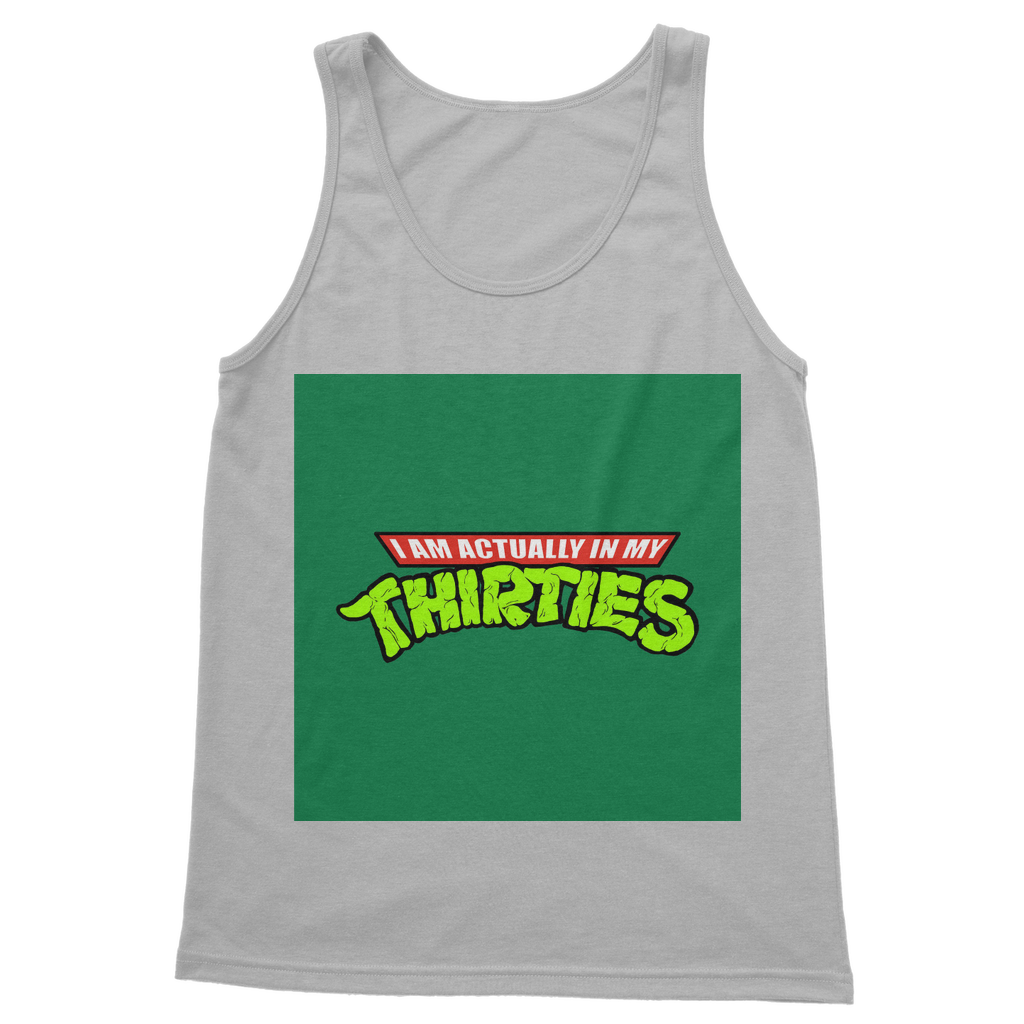 VIRGIN TEEZ Tank Top Light Grey / S New Classic Adult Vest Top