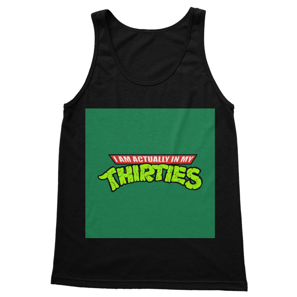 VIRGIN TEEZ Tank Top Black / S New Classic Adult Vest Top