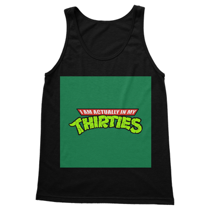 VIRGIN TEEZ Tank Top Black / S New Classic Adult Vest Top