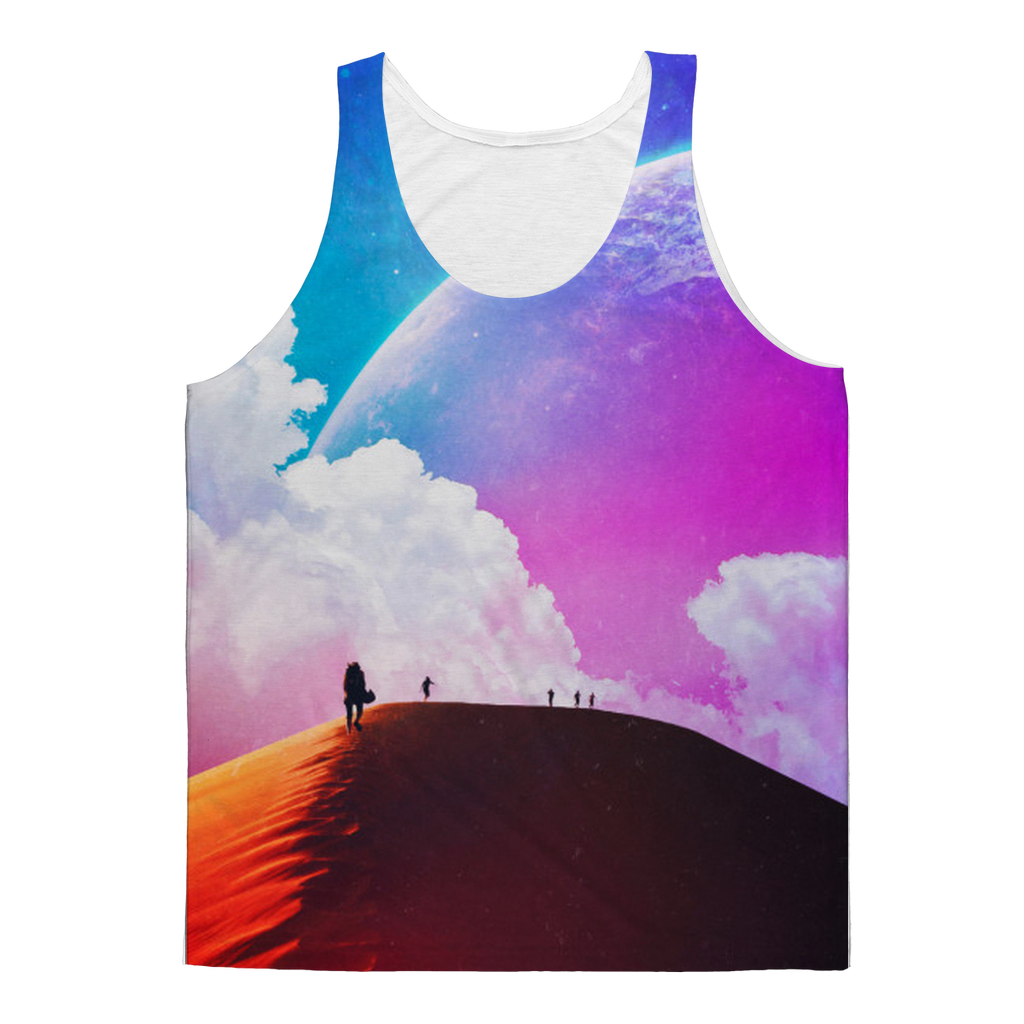 VIRGIN TEEZ Tank Top XS Not Quite There Yet Classic Sublimation Adult Tank Top