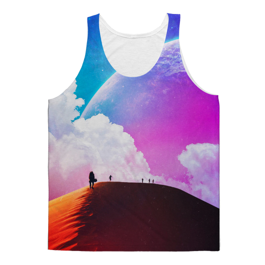 VIRGIN TEEZ Tank Top XS Not Quite There Yet Classic Sublimation Adult Tank Top