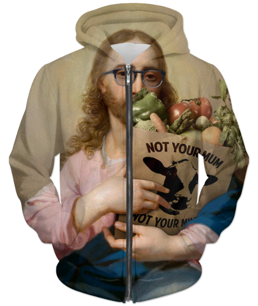 Virgin Teez Sublimation Hoodie Not Your Mom UNISEX ZIP HOODIE