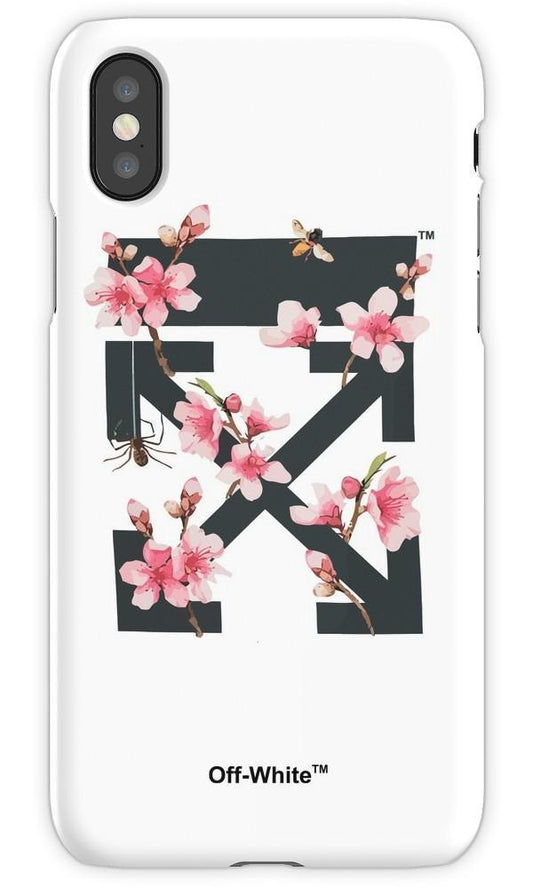 Virgin Teez Mobile Cover Off White Cherry Blossom Mobile Cover