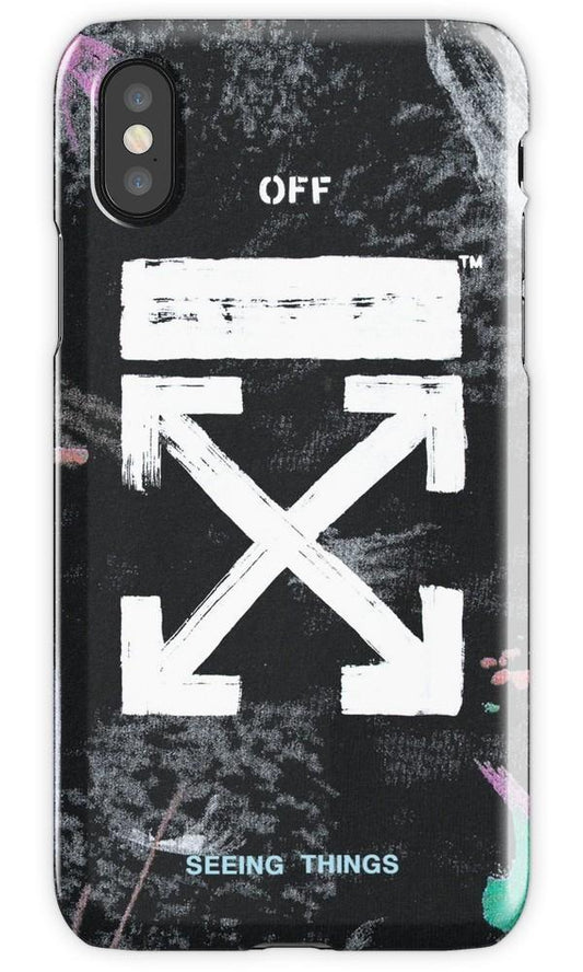 Virgin Teez Mobile Cover Off White Galaxy Brushed Black Mobile Cover