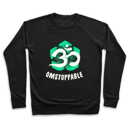 Virgin Teez  Pullover Crewneck Sweatshirt / x-small / Black OMSTOPPABLE CREWNECK SWEATSHIRT