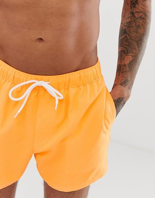 Ayaz Ahmed Shorts Orange Swim Shorts