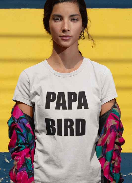 Virgin Teez Women T-Shirt Papa Bird Women T-shirt