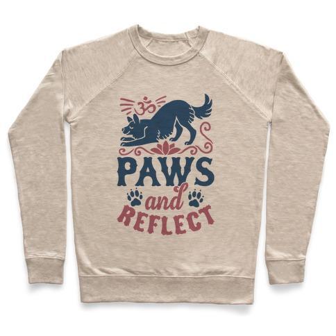 PAWS AND REFLECT (DOG) CREWNECK SWEATSHIRT