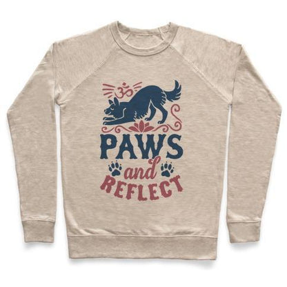 PAWS AND REFLECT (DOG) CREWNECK SWEATSHIRT