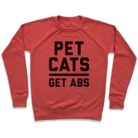 PET CATS GET ABS CREWNECK SWEATSHIRT