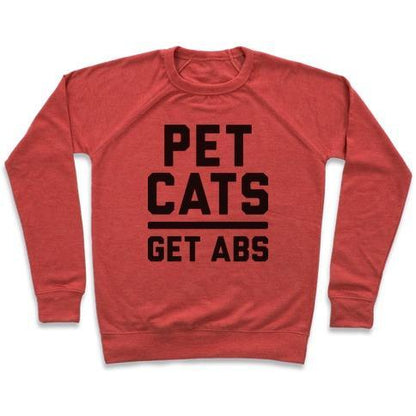 PET CATS GET ABS CREWNECK SWEATSHIRT