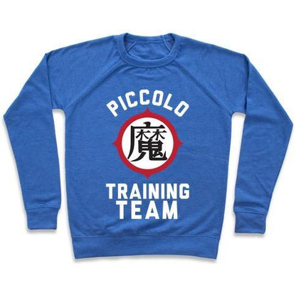 Virgin Teez  Pullover Crewneck Sweatshirt / x-small / Heathered Blue PICCOLO TRAINING TEAM CREWNECK SWEATSHIRT