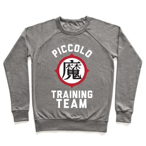 Virgin Teez  Pullover Crewneck Sweatshirt / x-small / Heathered Gray PICCOLO TRAINING TEAM CREWNECK SWEATSHIRT