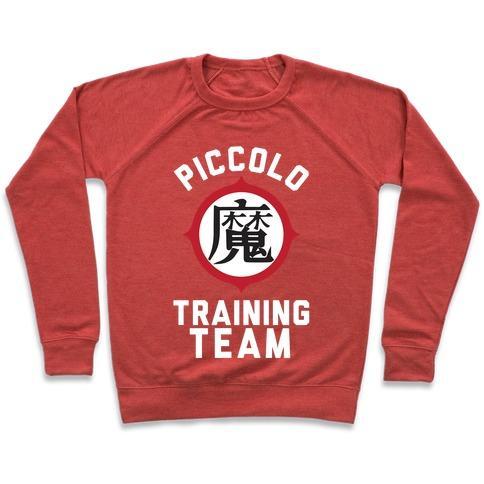 Virgin Teez  Pullover Crewneck Sweatshirt / x-small / Heathered Red PICCOLO TRAINING TEAM CREWNECK SWEATSHIRT