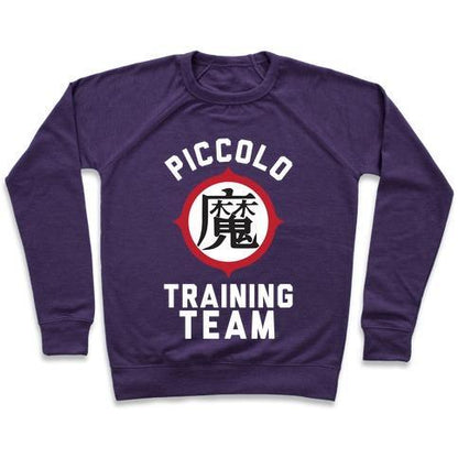 Virgin Teez  Pullover Crewneck Sweatshirt / x-small / Purple PICCOLO TRAINING TEAM CREWNECK SWEATSHIRT