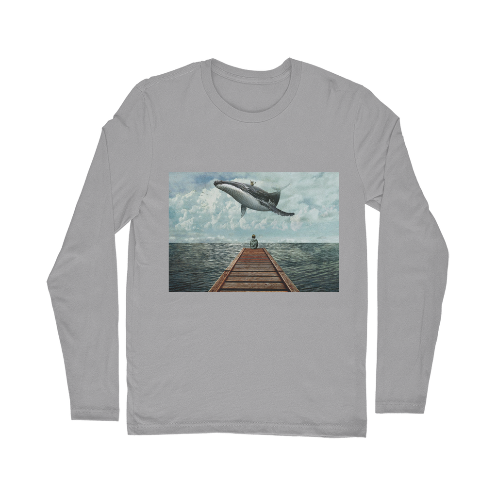 VIRGIN TEEZ Long sleeves T-shirt Light Grey / Unisex / S Pier Classic Long Sleeve T-Shirt