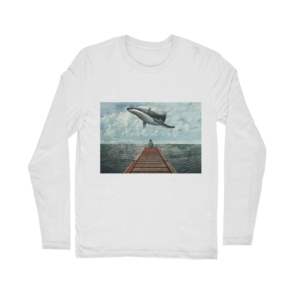 VIRGIN TEEZ Long sleeves T-shirt White / Unisex / S Pier Classic Long Sleeve T-Shirt