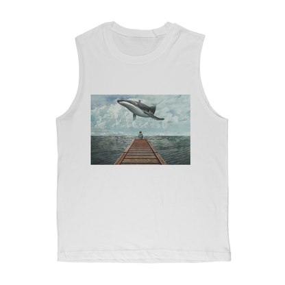 VIRGIN TEEZ Tank Top White / Unisex / S Pier Premium Adult Muscle Top