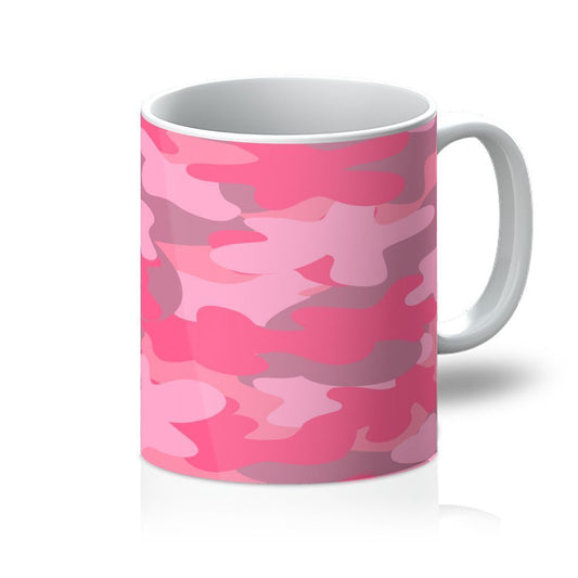 VIRGIN TEEZ Homeware 11oz Pink Camo Mug