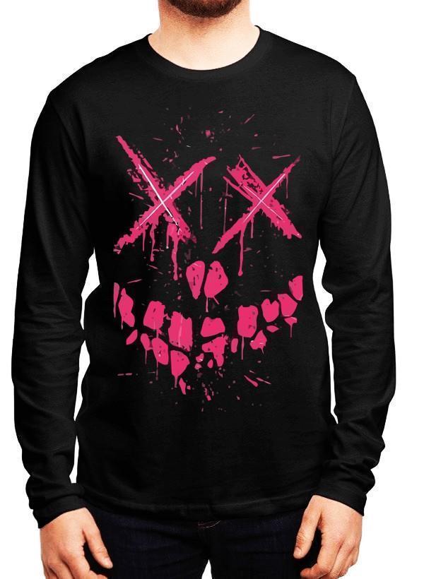 M Nidal Khan T-shirt SMALL Pink Death Full Sleeves T-shirt