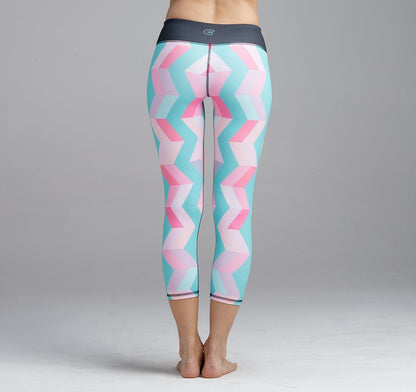 Virgin Teez Leggings Pink Pattern Legging