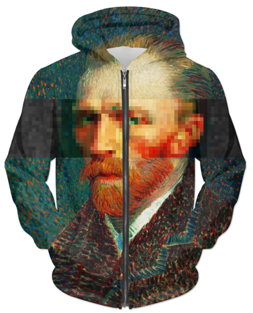 Virgin Teez Sublimation Hoodie Pix UNISEX ZIP HOODIE