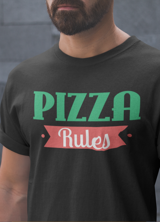 Virgin Teez T-SHIRT Pizza Rule T-shirt