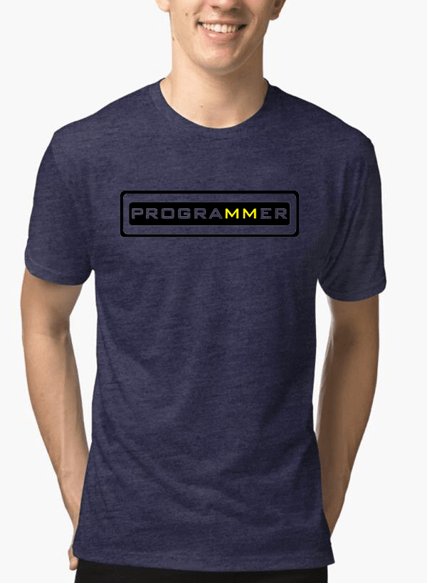 Virgin Teez T-shirt Programmer Half Sleeves Melange T-shirt