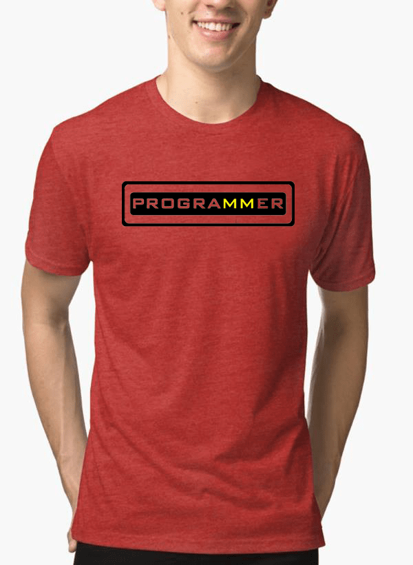 Virgin Teez T-shirt Programmer Half Sleeves Melange T-shirt