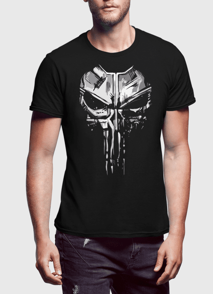 M Nidal Khan T-SHIRT Punisher Black T-shirt