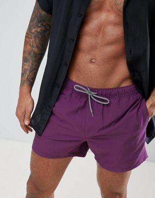 Ayaz Ahmed Shorts Purple Swim Shorts