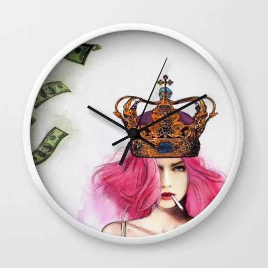 Dany Designs Wall Clock Queen Bitch Wall clock