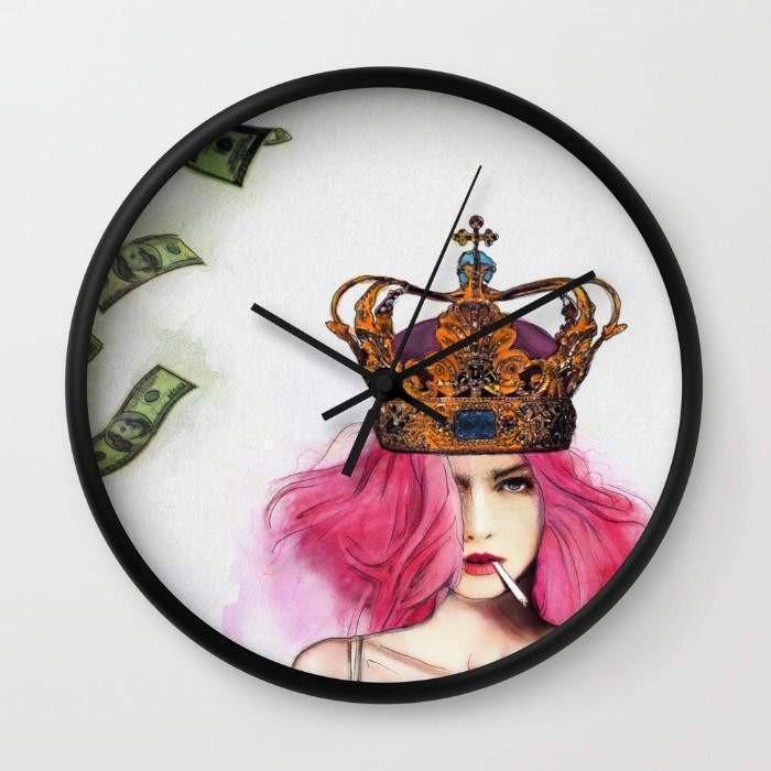 Dany Designs Wall Clock Queen Bitch Wall clock