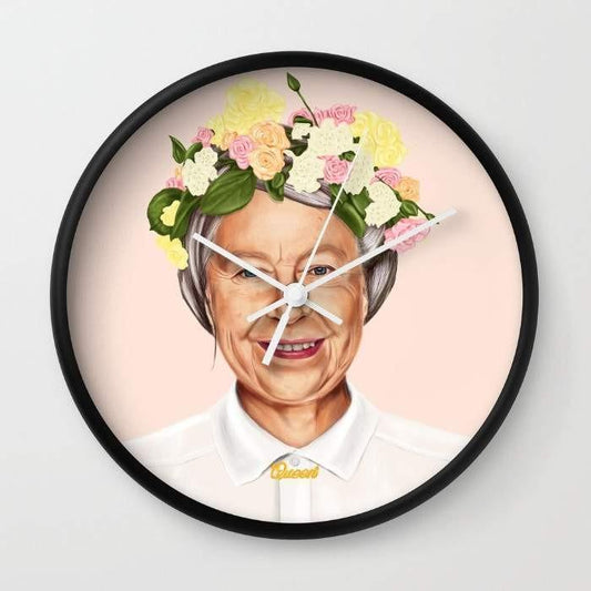 Dany Designs Wall Clock Queen Elizabeth Wall clock