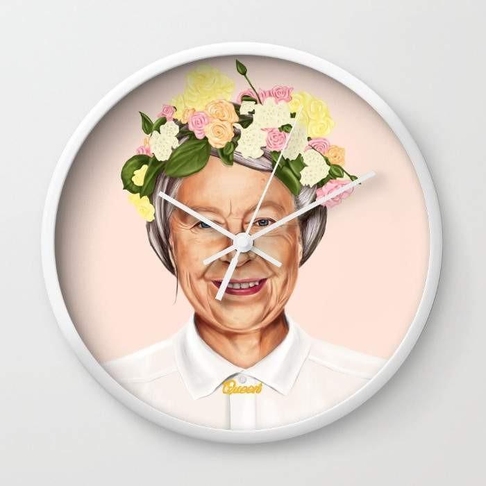 Dany Designs Wall Clock Queen Elizabeth Wall clock