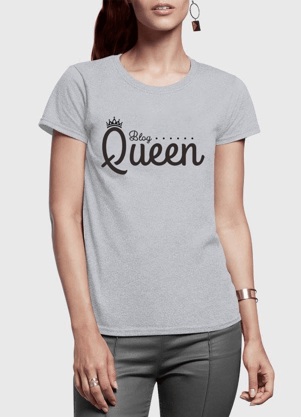 Virgin Teez Women T-Shirt Queen Half Sleeves Women T-shirt