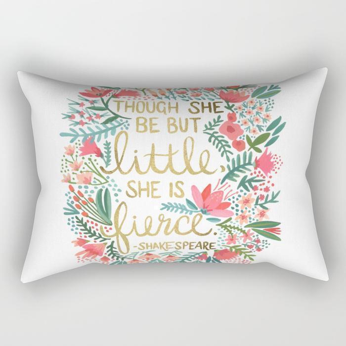 The Pillow pillows Quote Shakespeare Rectangle Pillow