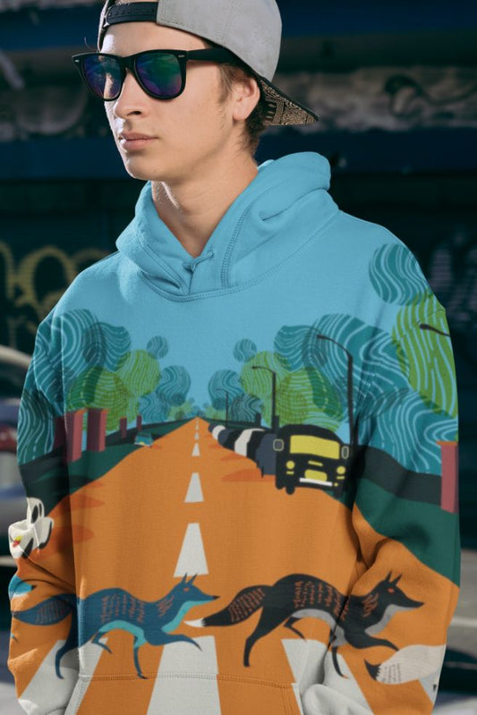 Abbey Road Foxes London (1) Men Sublimation Hoodie