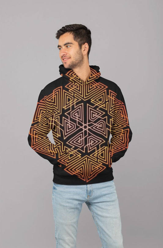 Warrenthesis Men Sublimation Hoodie