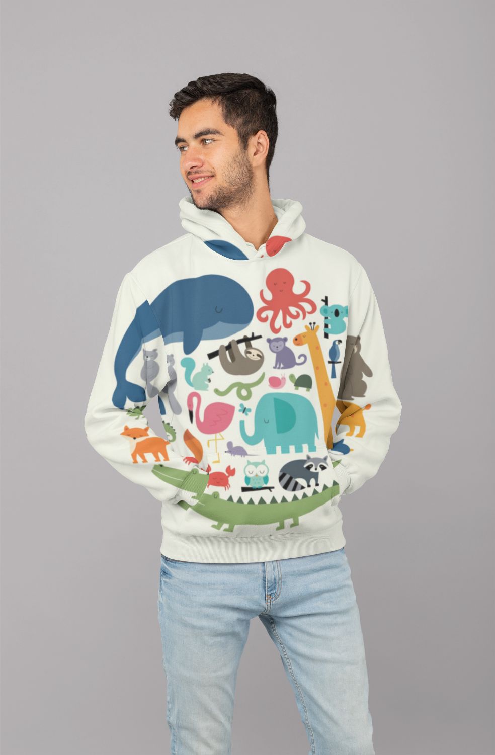 We Are One Men Sublimation Hoodie