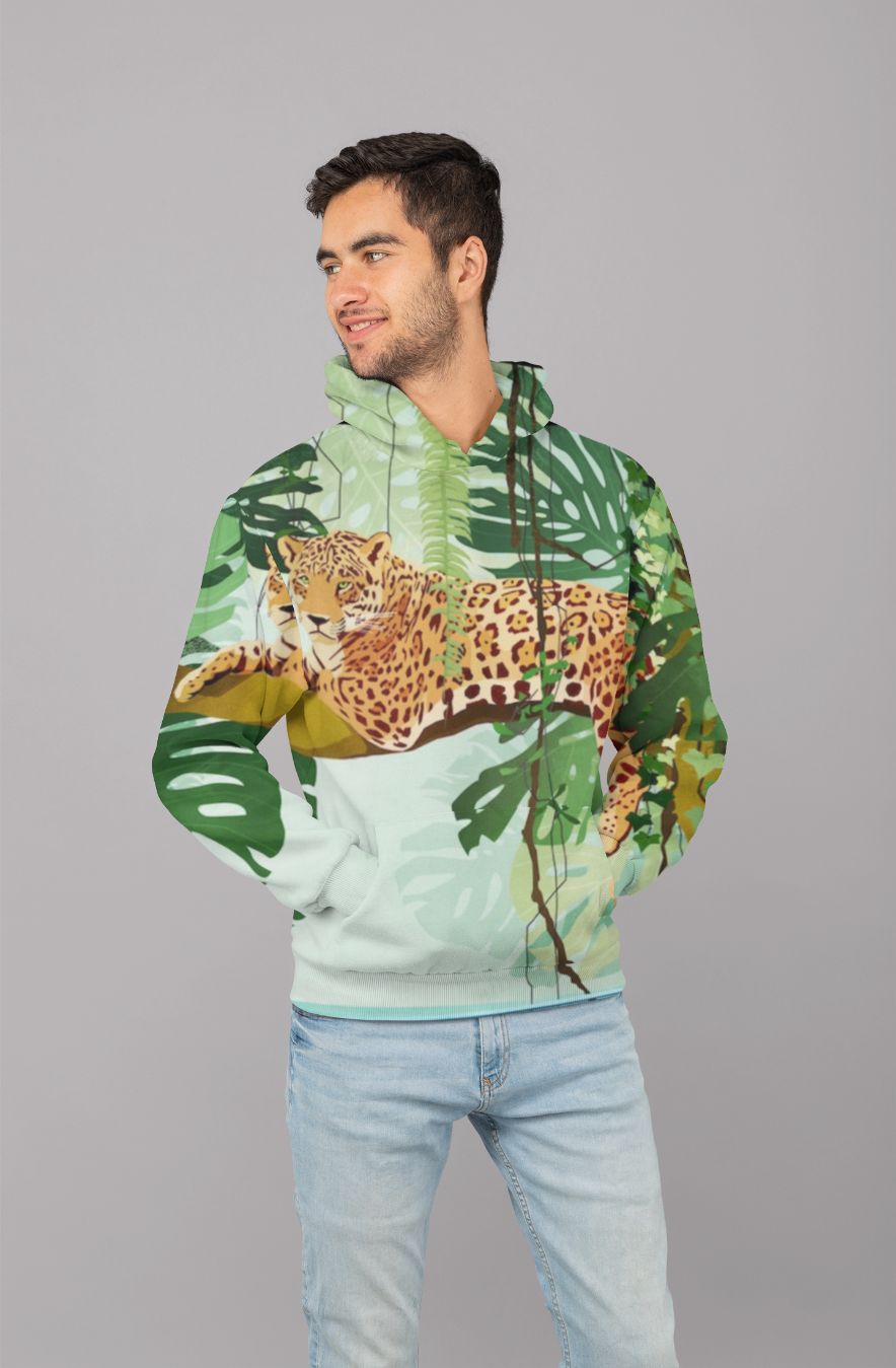 Welcome to the Jungle Men Sublimation Hoodie