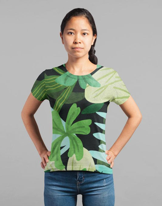 VIRGIN TEEZ Sublimation Women's T-Shirt XS Rain Forest Classic Sublimation Women's T-Shirt