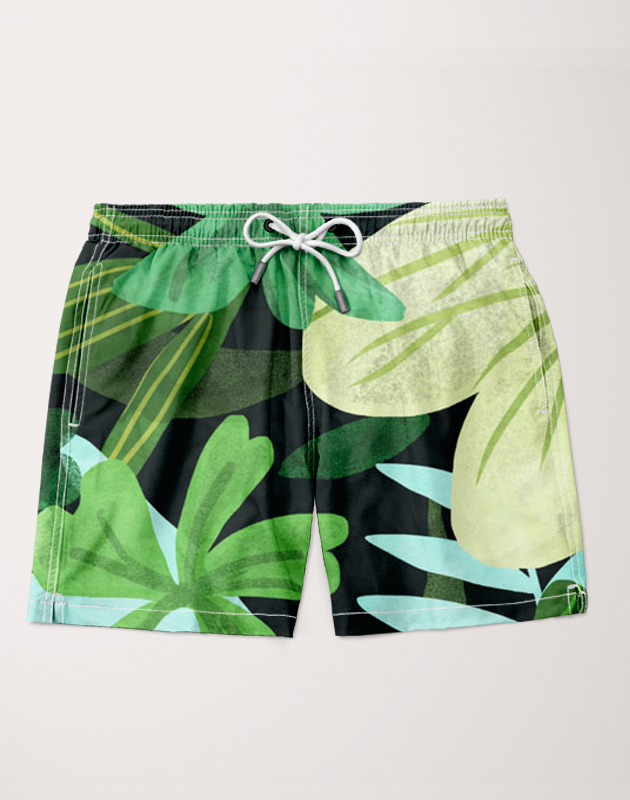 Ayaz Ahmed Shorts SMALL (28"-18") Rain Forest Shorts