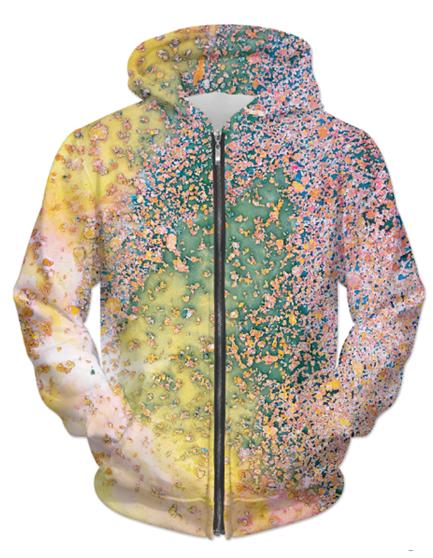 Virgin Teez Sublimation Hoodie Random Bliss UNISEX ZIP HOODIE