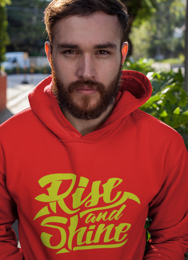 Virgin Teez Pull Over Hoodie Rise & Shine HOODIE