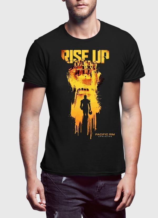 M Nadal Khan T-SHIRT Rise Up Black T-shirt