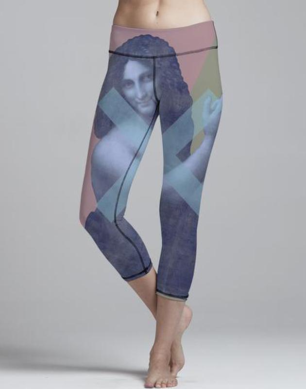 Virgin Teez Leggings Small Sad Mona Legging